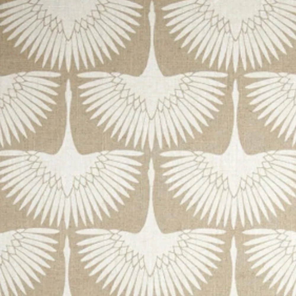Genevieve Gorder Modern Feathered Flock Accent Pillow Gray/Tan Velvet Flock NEW - Picture 3 of 13